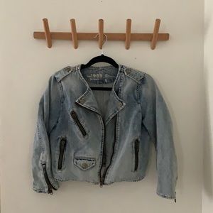 Gap women’s denim crop jacket